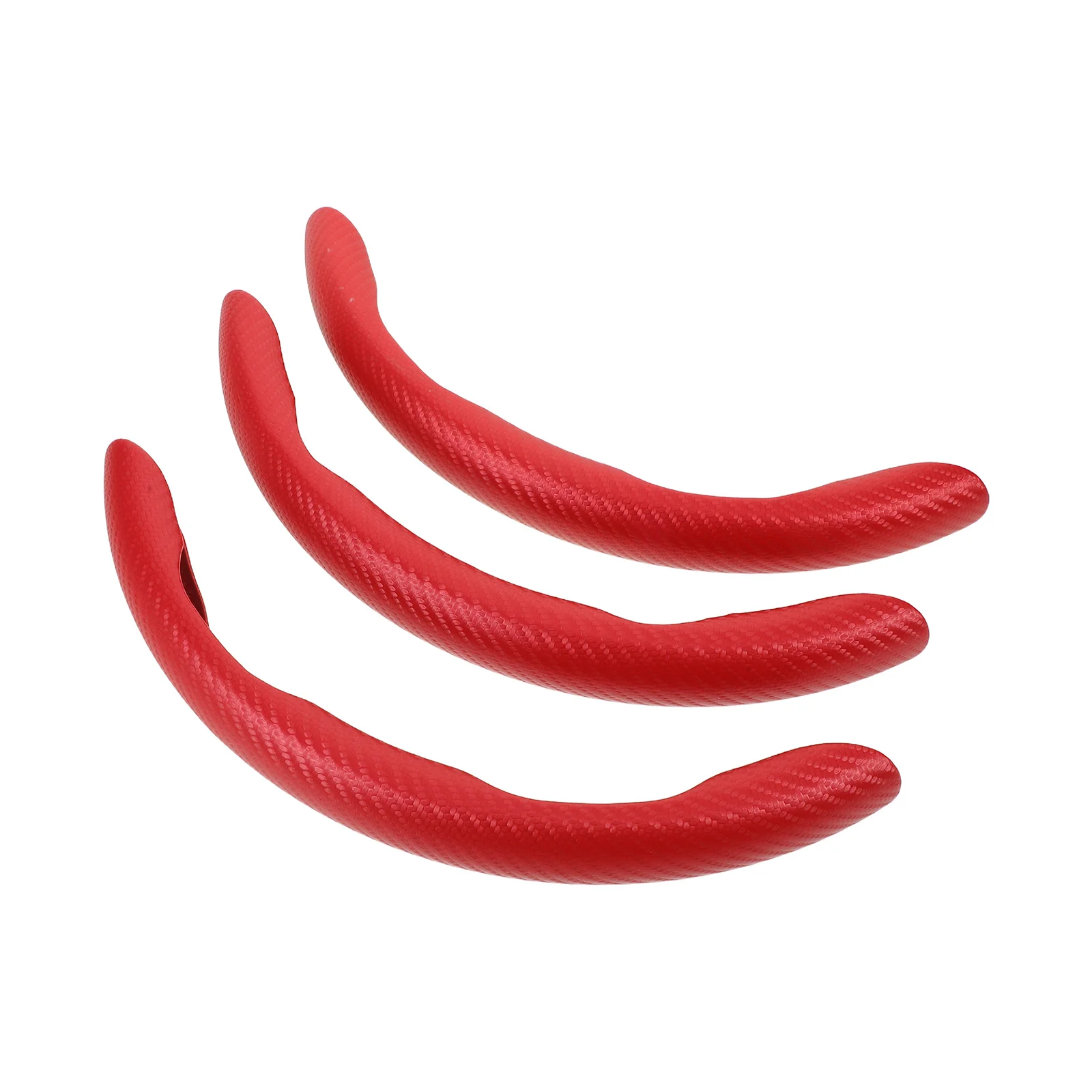 

3pcs Carbon Fiber Steering Wheel Cover 32Cm/12.58" Anti-Slip Matte Universal Fit For Cars Trucks Suvs Golf Carts