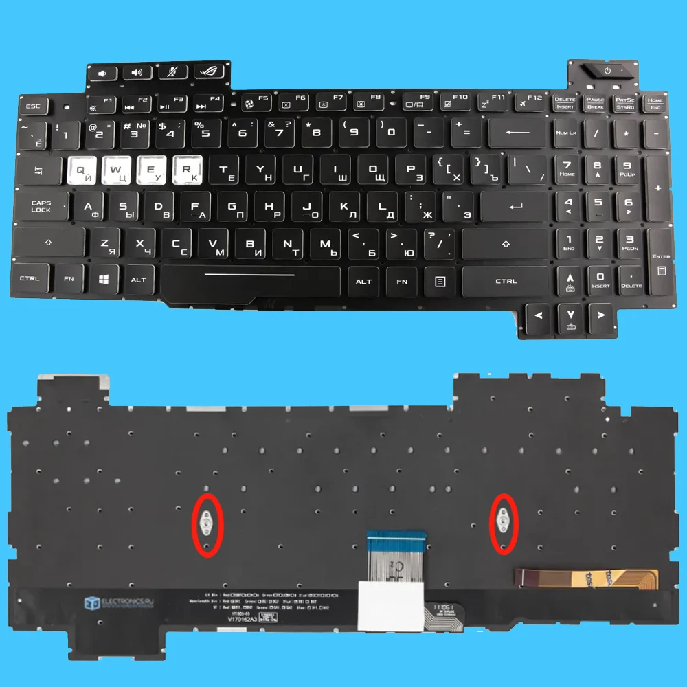 

XIN-русская клавиатура для ноутбука с подсветкой для ASUS ROG Strix GL504 GL504G GL504GV GL504GM GL504GS GL504GW