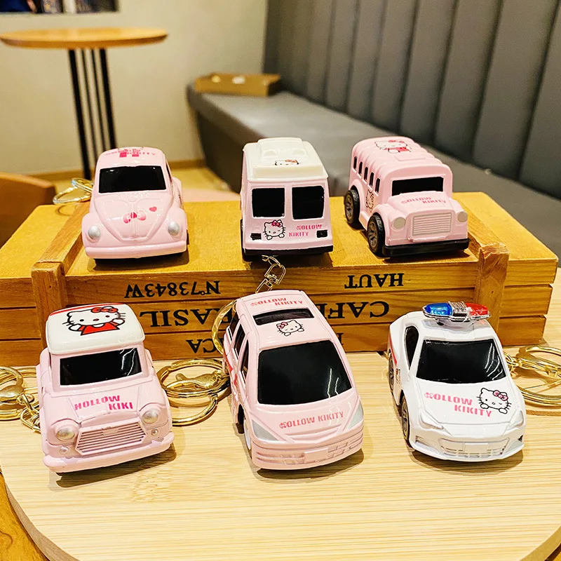 

Hello Kitty Keychain Car Cute Cartoon Anime Toy Student Children Backpack Accessories Sweet Creative Charm Ornament Wholesale