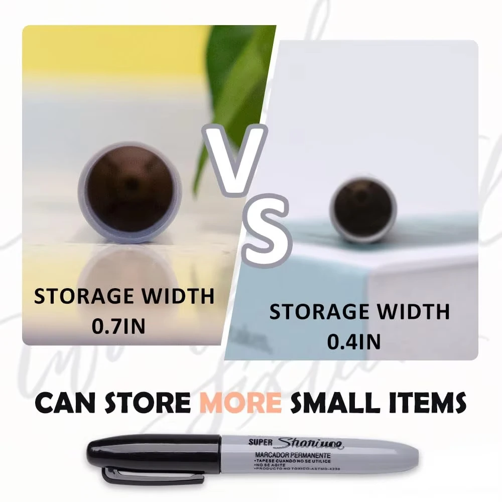قلم تحديد آمن متين - تخزين مخفي سري للأشياء الصغيرة الثمينة - هدية ممتعة مثالية لديكور المنزل والنوم