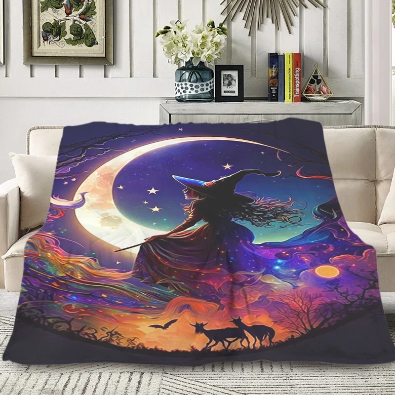 Fleece Blanket Witch Sofa Winter Warm Winter Blankets Fluffy Soft Blankets Microfiber Bedding King Size Blanket Knee Bed Home