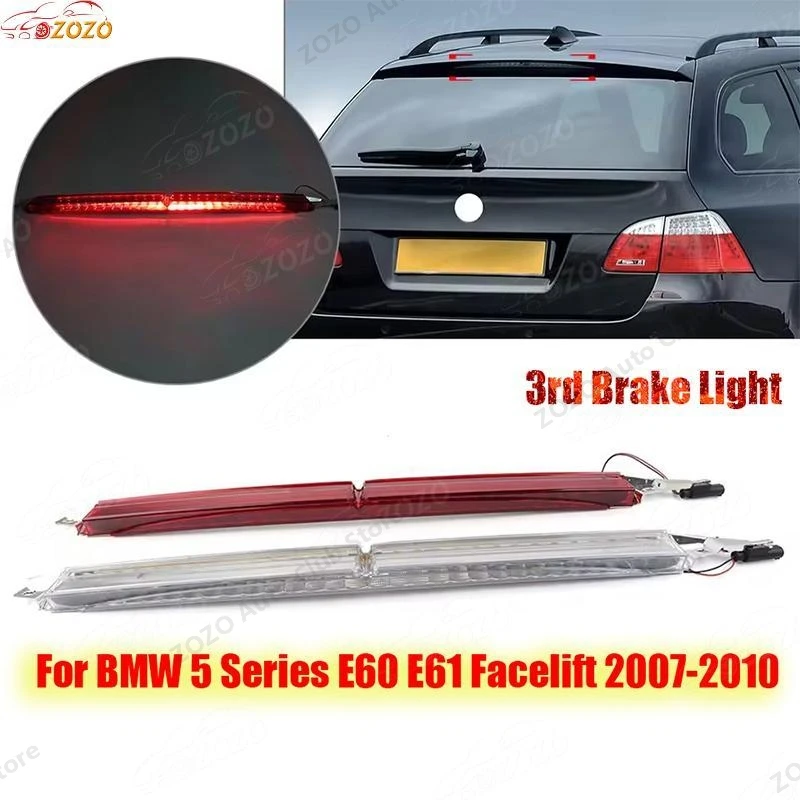 

3rd Brake Light led For BMW 5 Series E60 E61 Facelift 2007-2010 Car Light Assemblies brake led strip Stop signal for cars