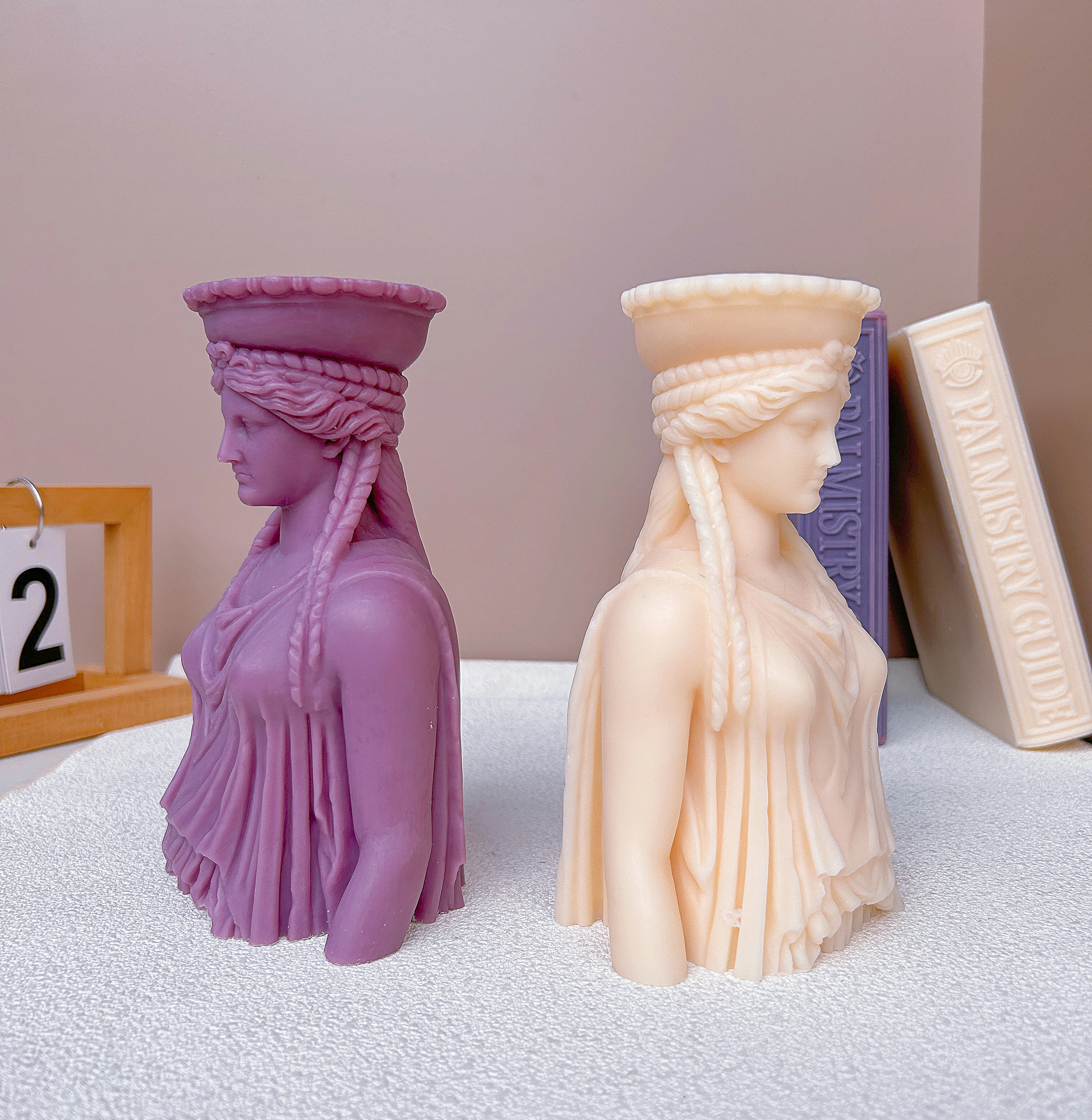 2023 New Greek Goddess Statue Silicone Mold DIY Ancient Greek sculpture Candle Silicone Mold Party Festival Home Decoration Gift - Image 2