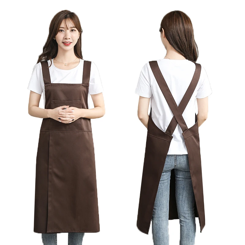 Chef Apron with Front Pockets Japanese Style Apron Unisex Bib Kitchen Apron Perfect for DIY Project Crafting Cooking Baking BBQ