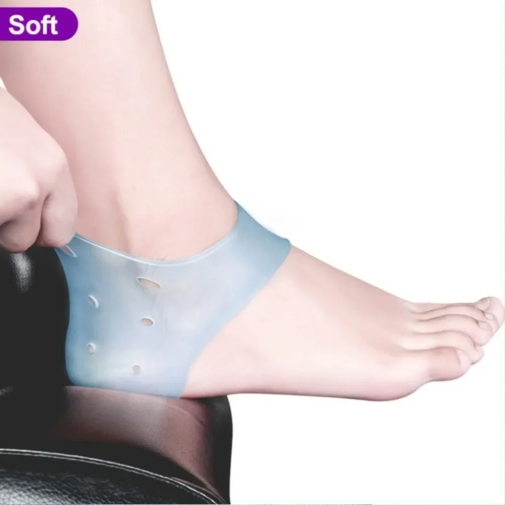 Heel Protector for Plantar Fasciitis Achilles Tendonitis Bone Spur Aching Feet Relieve Pain Pedicure Tools 2PCS Heel Cushion Gel