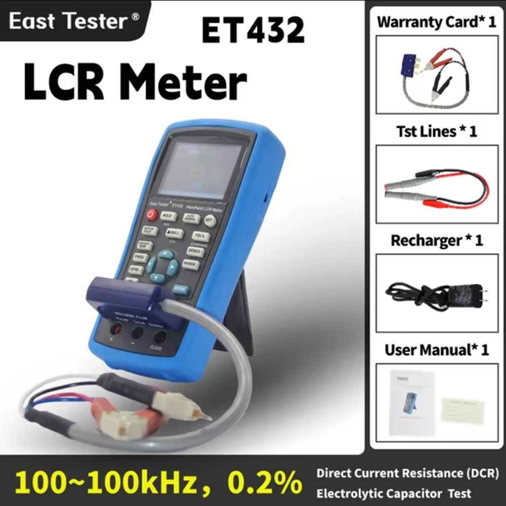 Multifunction Handheld LCR Digital Bridge Meter USB High Precision Capacitance Inductance Resistance Meter With Digital Display