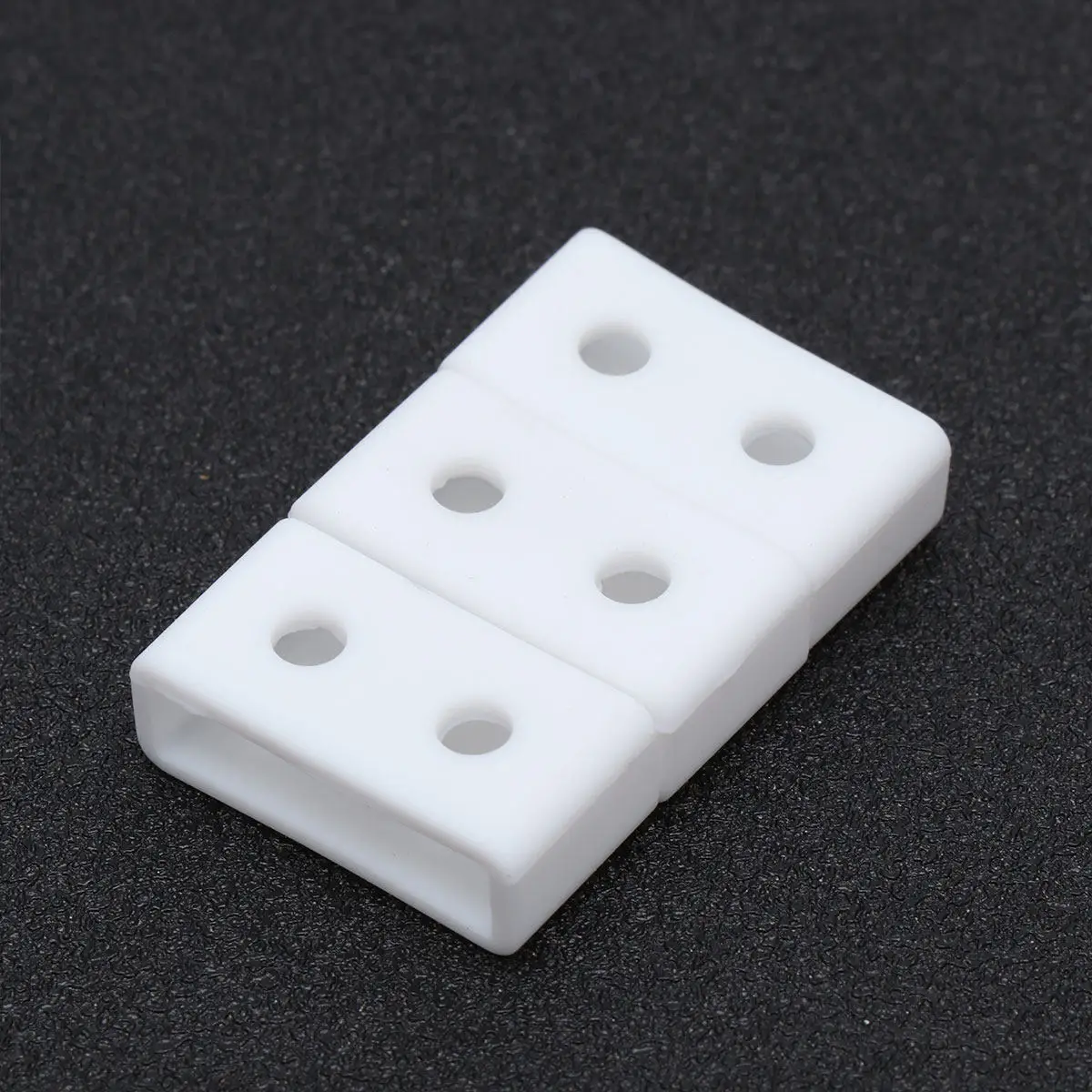 3Pcs Silicone Watch Strap Rings Replacement Bands Wear Resistant Elastic Fastener Loops for Ga110 Ba 18Mm White