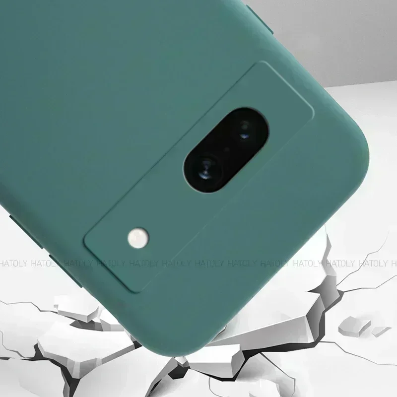 オリジナルの耐衝撃性液体シリコンケース,Google Pixel 8a 8a 7a 6a 6 7 8 pro用ケース