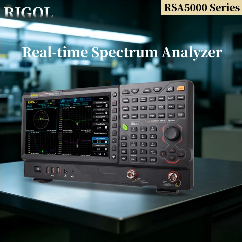RIGOL RSA5032/RSA5065-TG Real-Time Spectrum Analyzer, 3.2GHz & 6.5GHz, Built-in Tracking Generator