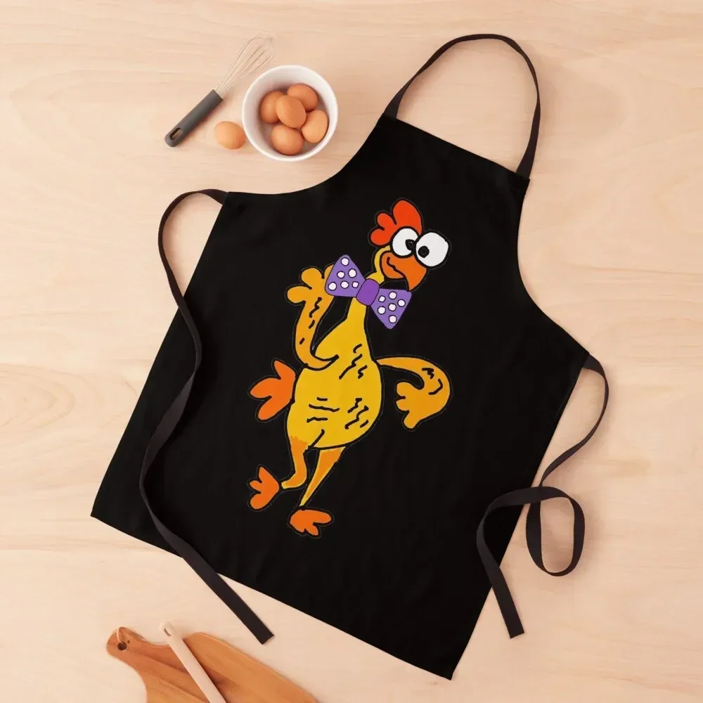 

Funny Dancing Rubber Chicken in Bow Tie Apron Novelties Kitchen And Home Things For The Kitchen Apron