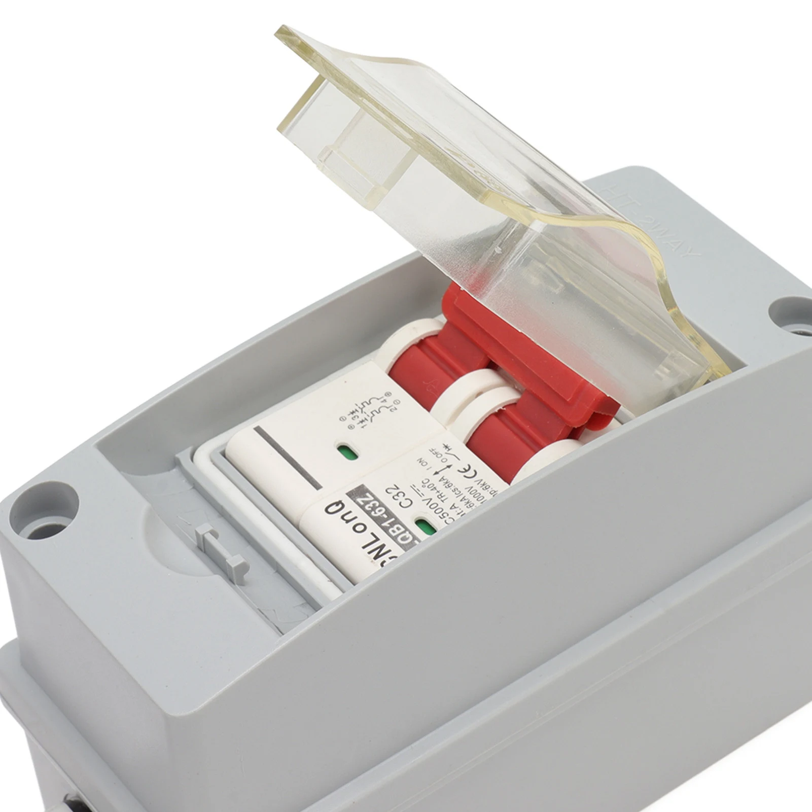 (مبيعا) قطاع دارة MCB 2P 500V 32A قطع الاتصال مع IP65 صندوق توزيع مقاوم للماء قطاع دارة قطاع دارة المنزل