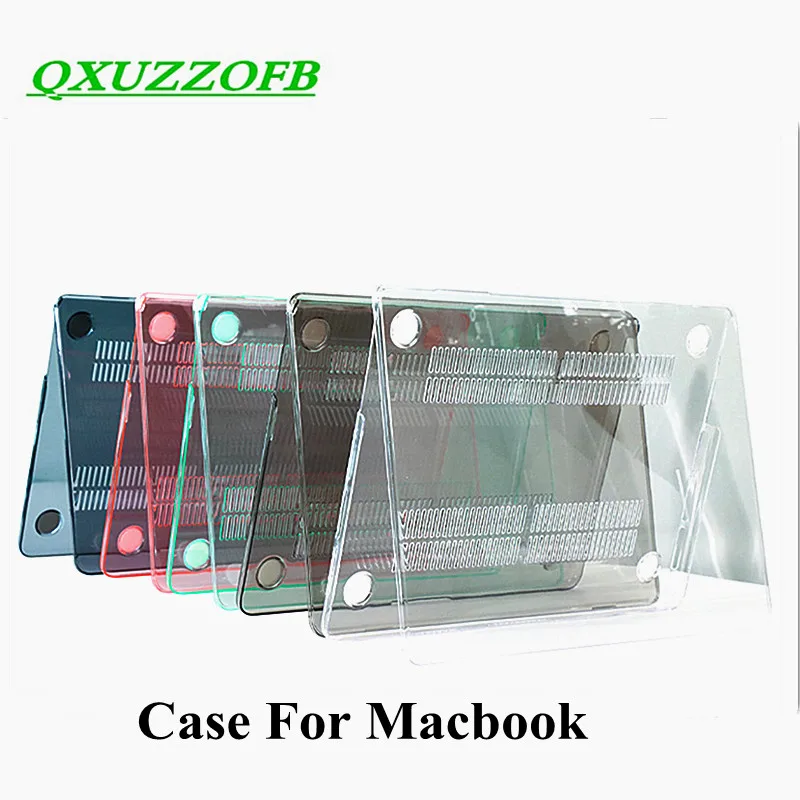 For Macbook 2024 A3114 Air 13 A2337 A2338 M1 Chip Pro 13 2022 M2 A2442 Air 13.6 15 A2941 Pro 14 16 Protective Case Transparent