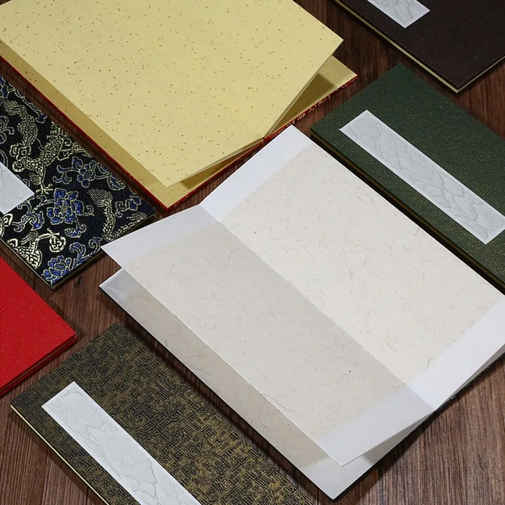 Calligraphy Scriptures Retro Folding Organ Notepad Diary Notepad Literature Imperial Edict Notebook Blank Writing Drawing