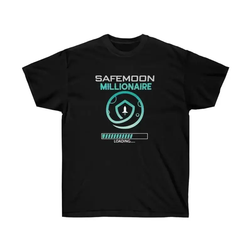 Safe Moon Millionaire Stock Market Bitcoin Money T Shirt Loading Picture For Trader Investor To The