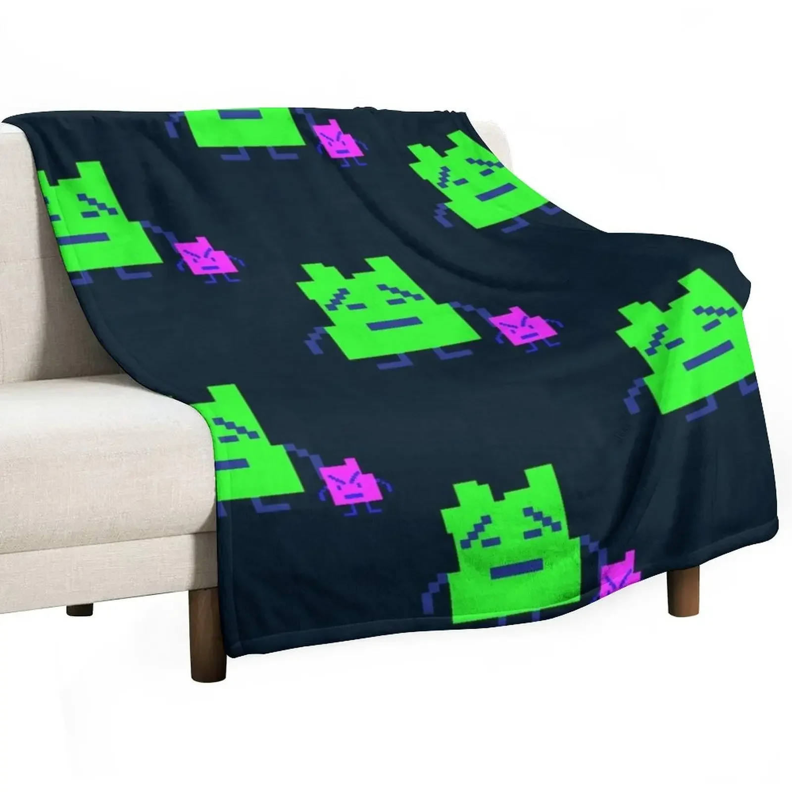 

Aqua teen hunger force moonities Throw Blanket Luxury Throw Picnic Blankets