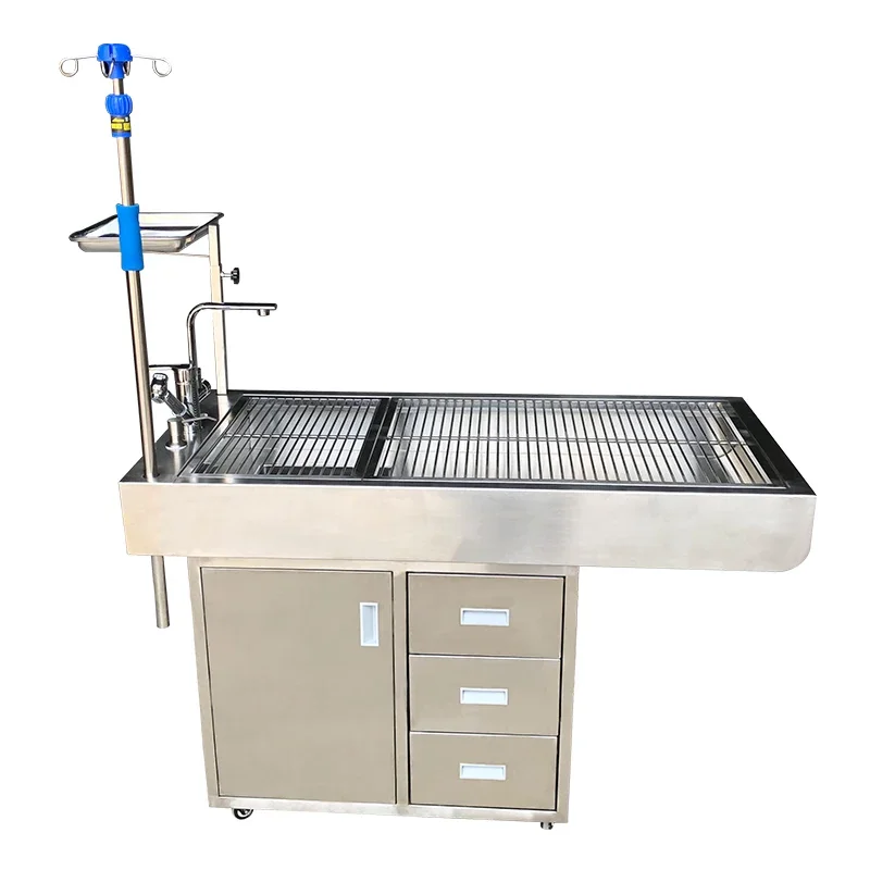 

Classic V-Type Stainless Steel Lifting Veterinary Operating Professional Surgery For Pet Hospital Clinic