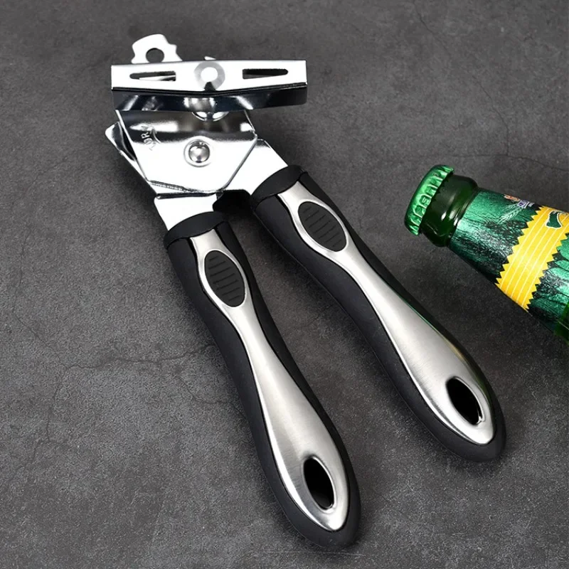

Non-slip Handle Can Opening Tool, Three-in-one Rotary Pry Cap Opening Tool for Wine Bottles