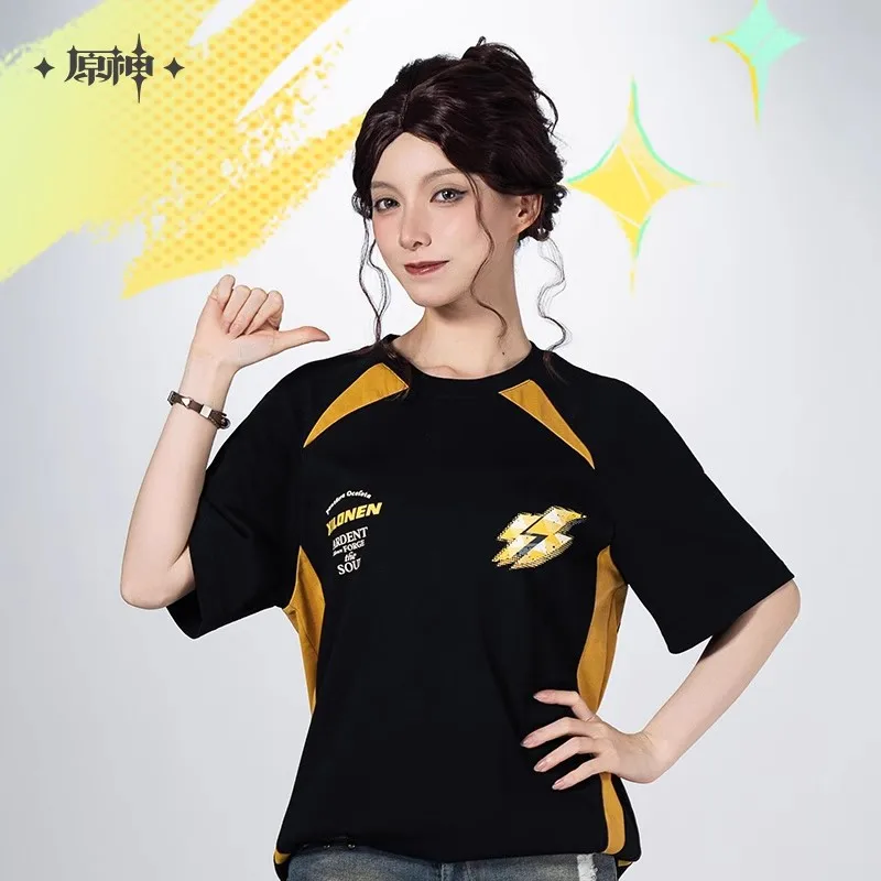 

Pre-sale Official Genuine Genshin Impact Ten Thousand Fires and Foothills Series Xilonen T-shirt Anime Peripherals Gifts