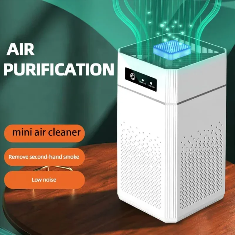 Purificador de aire de escritorio, ambientador portátil, máquina de purificación de aire, generador de olores de humo, limpiador de aire, eliminación de olores