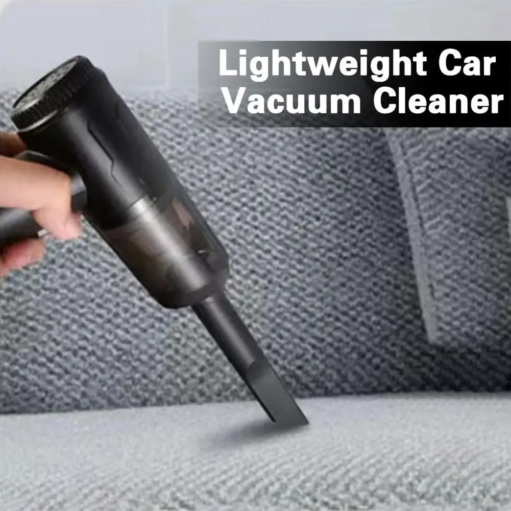 Car Vacuum Cleaner High-power Portable Car Vacuum Cleaner with Super Strong Suction Usb Fast Charging 1200mAh for Home Office