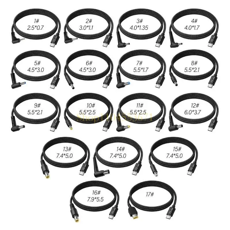 Best Seller Efficient 100W PD Charging Line Wire for Frequent Fit Various Laptops