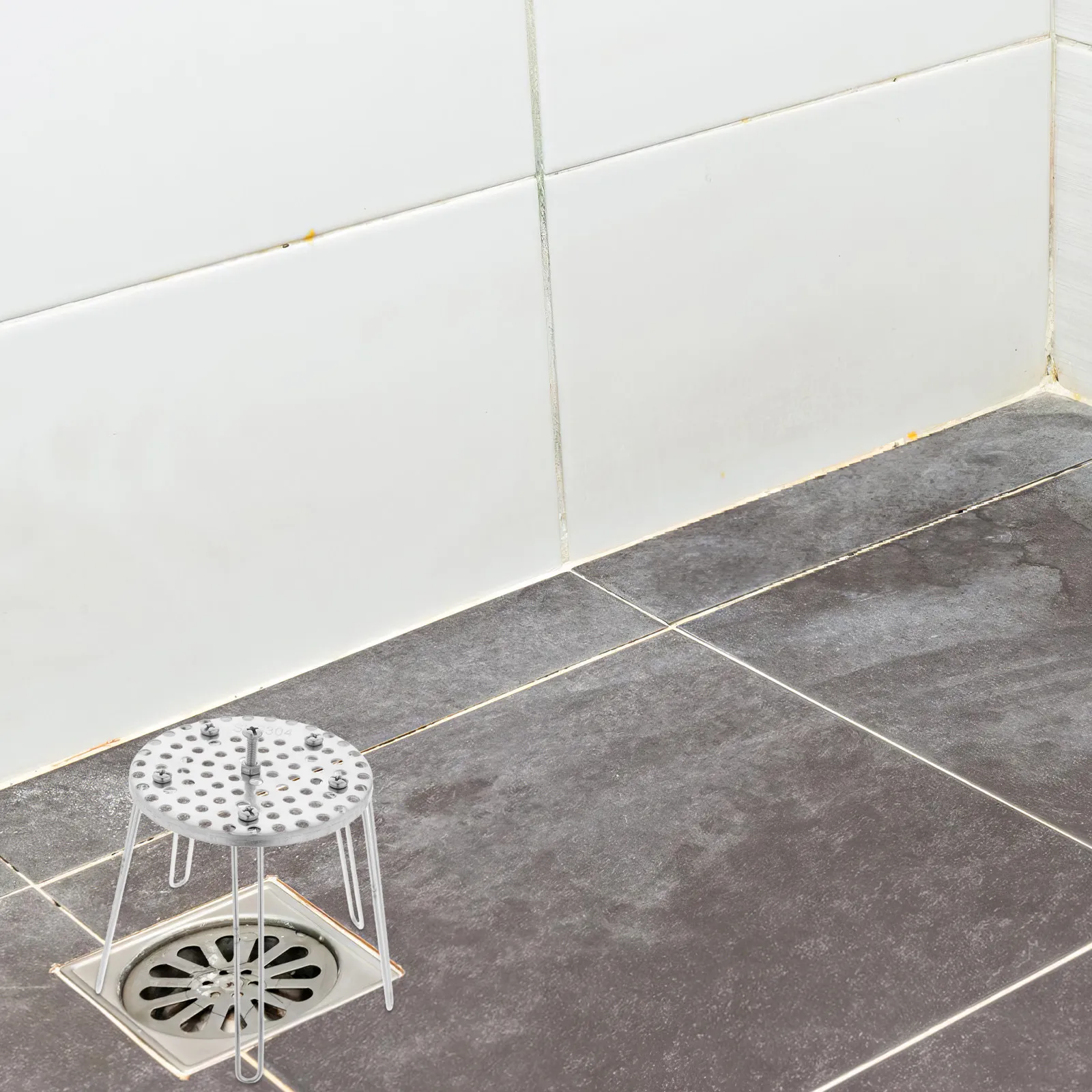 

Round Stainless Steel 304 Drain Cover for Bathroom Kitchen Floor Vent Pipe Hair Catcher Mesh Screen Long-Lasting Ventilation