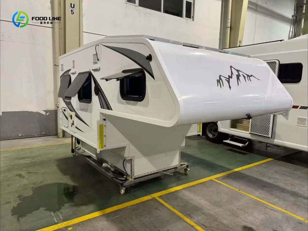 Waterproof Hardtop Slide in Truck Camper with Kitchen for Pickup Outdoor Camping Adventure Travel Trailer Custom Order