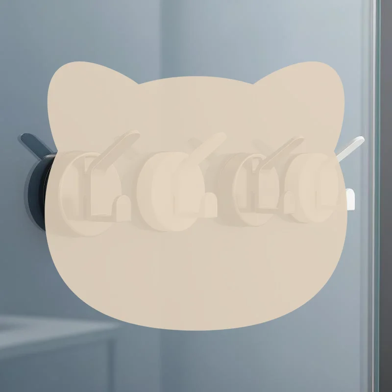 Strong Load Bearing Suction Cup Hooks 1/2/3 Pcs Waterproof No Punch Hangers for Bathroom Towel Utensils