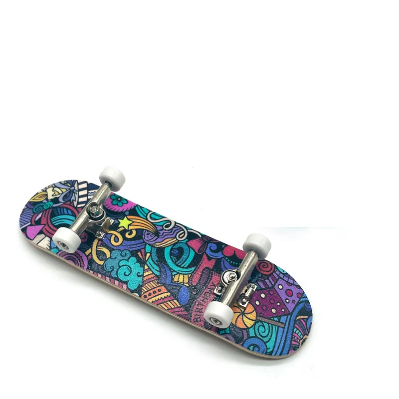1 pz Mini Finger Skateboard Tastiera Creativa Novità Giocattoli Antistress Sensoriale Puzzle Giocattoli Decompressione Per Bambini Regali Divertenti