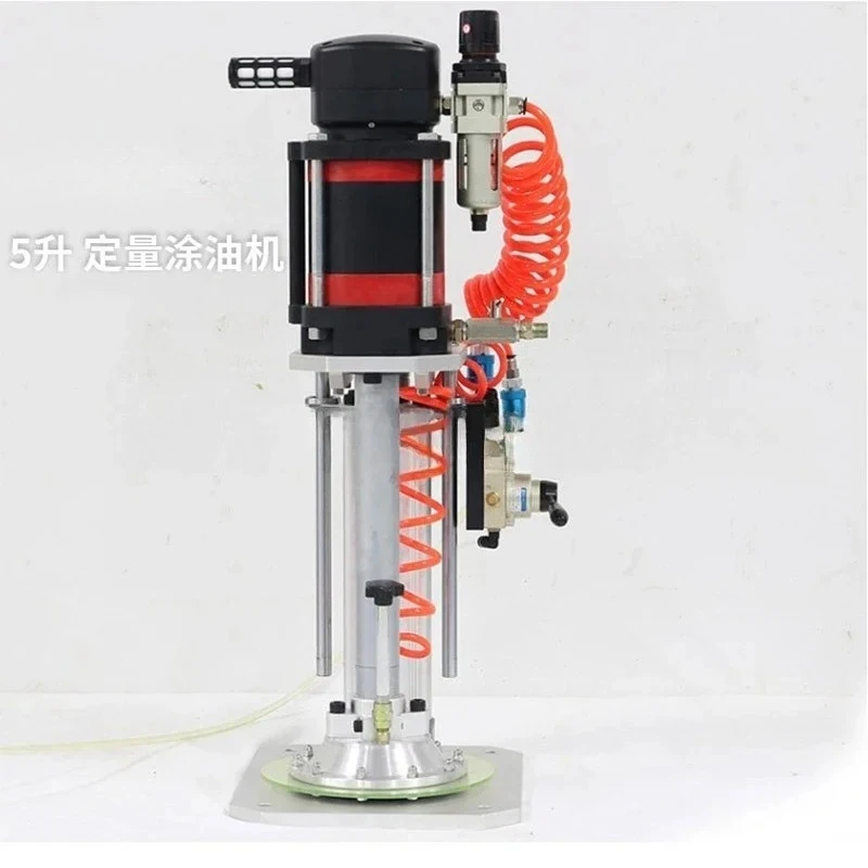 Pneumatic single column gluing pump