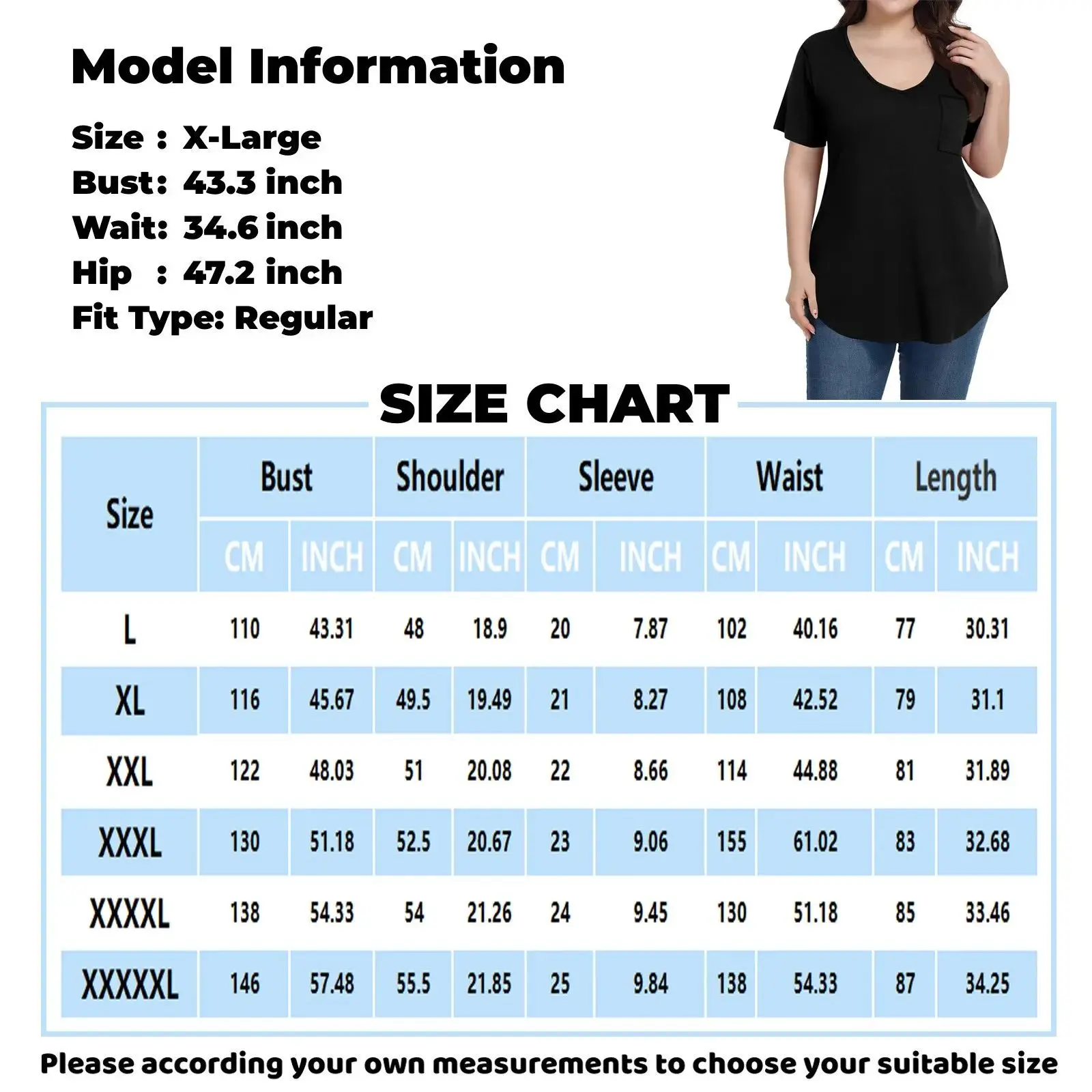 プラスサイズ Vネック オルトスヴェッド Tシャツ レディース ファッション クリーンフィット スリ 冬用 厚手 レディース トップス パッドなし