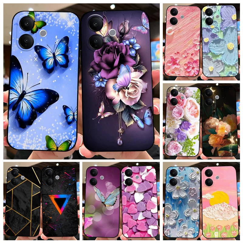 حافظة لهاتف Vivo V60 Lite V60Lite 4G حماية كاملة ضد الصدمات غطاء خلفي لهاتف VIVO V60 Lite 5G حافظة هاتف من السيليكون الناعم مصد من البولي يوريثان #1