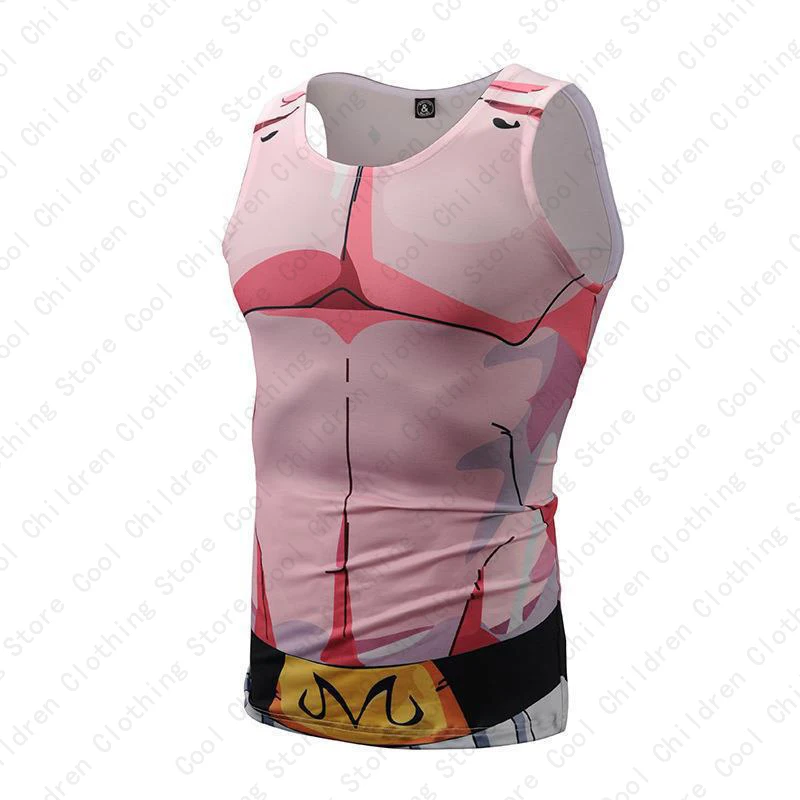 New Summer Japanese Anime Boy Casual Vest Dragon.Ball 3D Printed Sports Top KID/Adult Quick-Drying Anime Breathable Vest T-Shirt