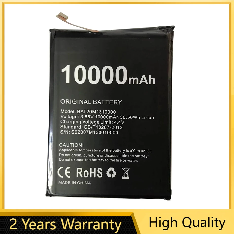 

Battery 10000mAh BAT20M1310000 for DOOGEE S88 Plus Mobile Phone Batteries +Tools