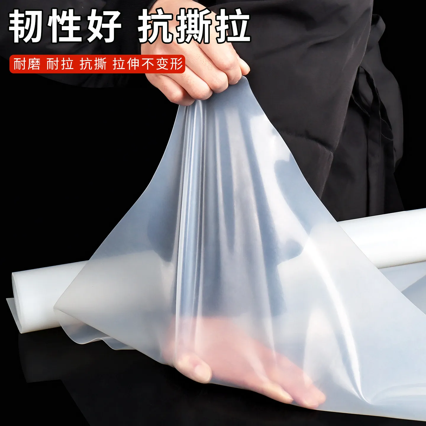 White High Temperature Resistant Silicone Pad Industrial Shock Absorbing Rubber Gasket 0.5 1 2 5mm Thick Soft Silicone Sheet
