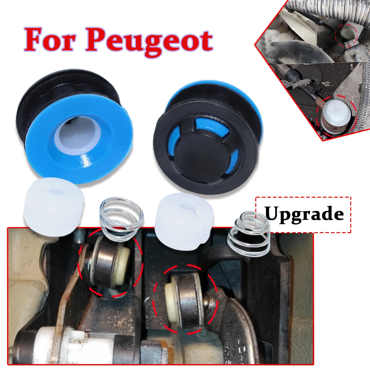 

For Peugeot Partner Expert Tepee B9 807 MT Gear Shift Cable Linkage End Rod Bushing Gearbox Shifter lever Adapter Grommet Repair