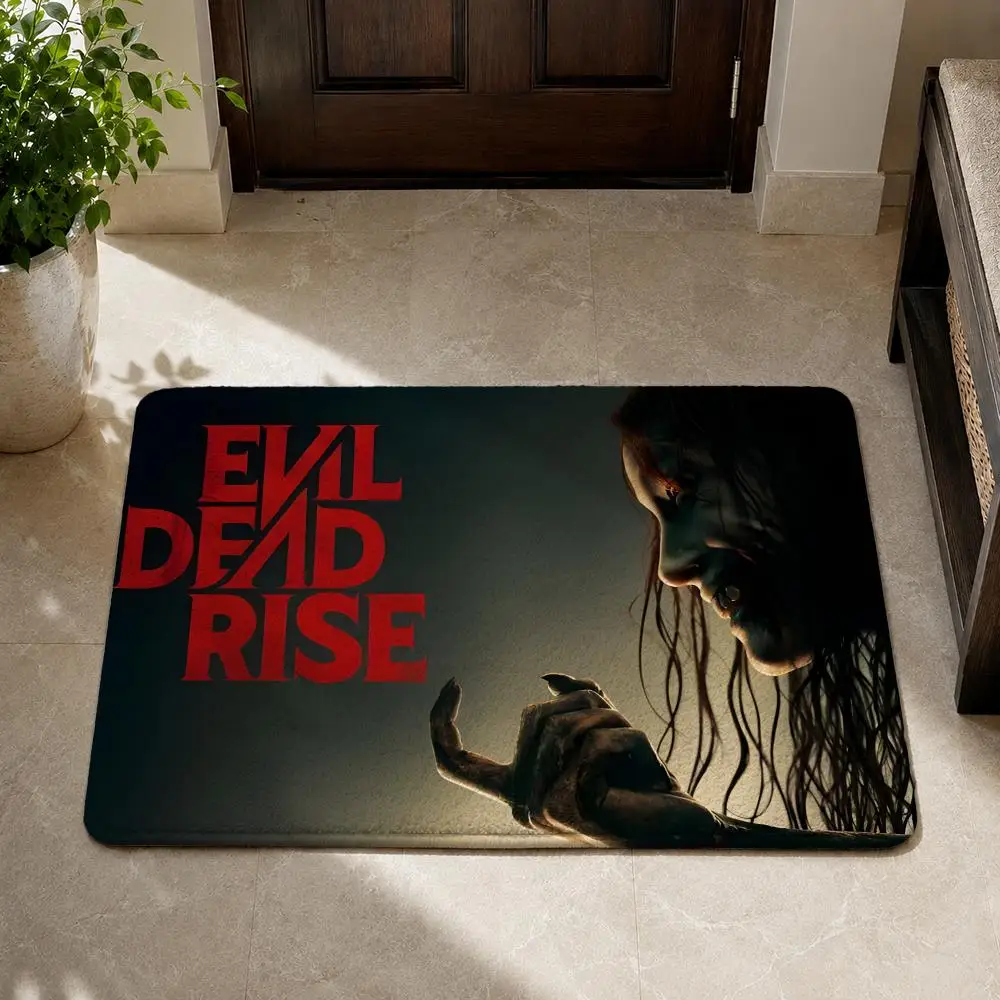 The A-A-E-Evil Anime D-Dead Floor Mat Flannel Non-Slip Washable Soft Rug For Bathroom Kitchen Bedroom Living Room Home Decor