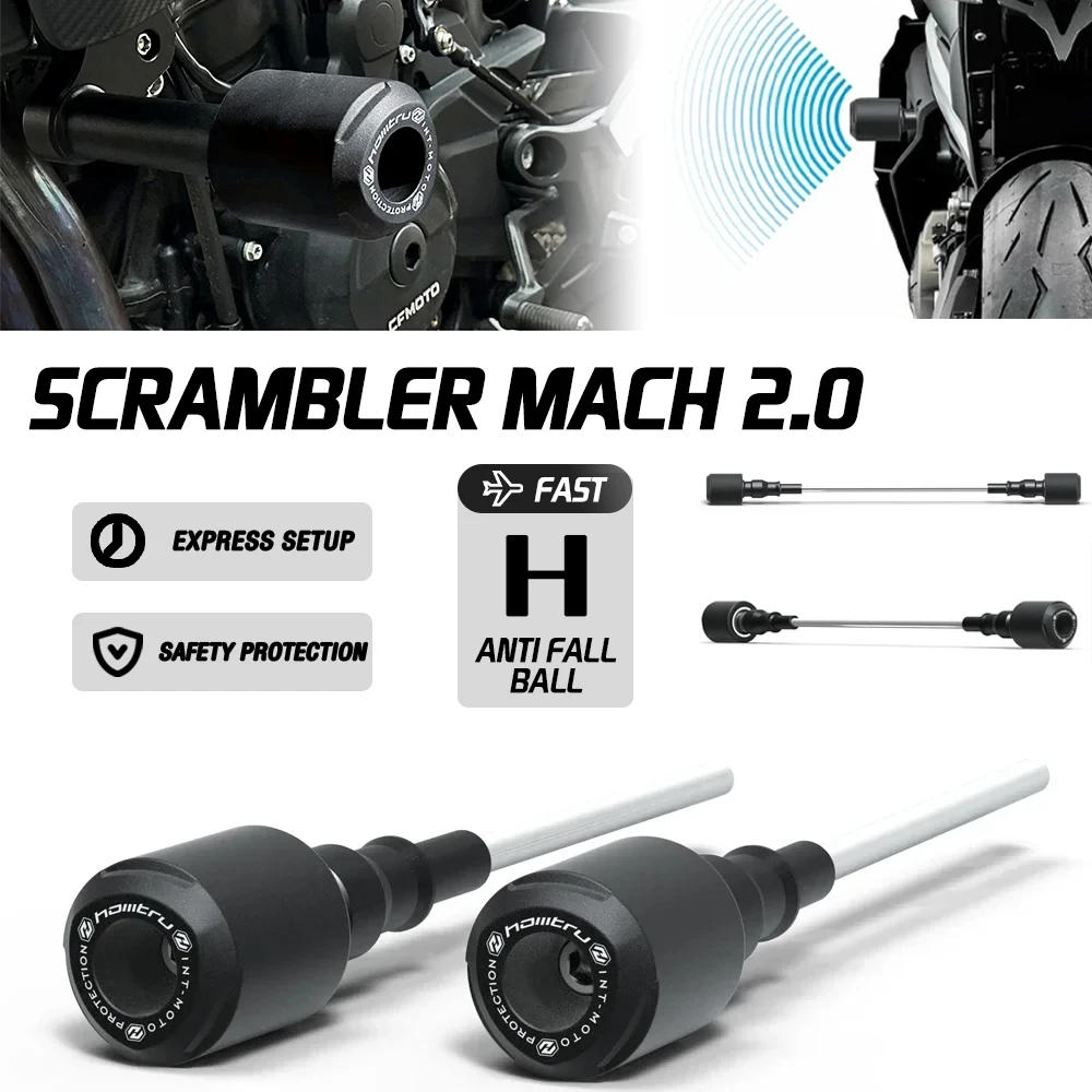 

For 2017-2024 Ducati 2.0 Mach and Caf é racing motorcycle fork axle accessories collision pad protection slider accessories