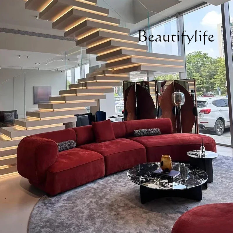 

BJ Minimalist Cloud Living Room Sofas Gaming Reclinable Replica Makeup Sofas Individual Curved Office Wood Divano Home Furniture