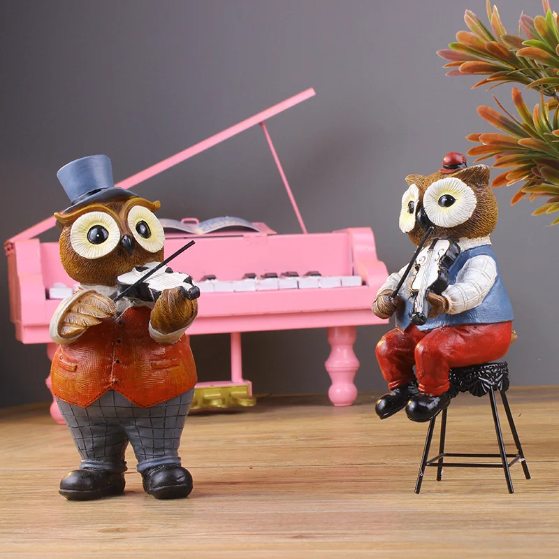 style-americain-resine-hibou-animal-artisanat-lecture-jouer-a-la-guitare-ornement-de-bureau-salon-armoire-a-vin-decoration-de-bureau