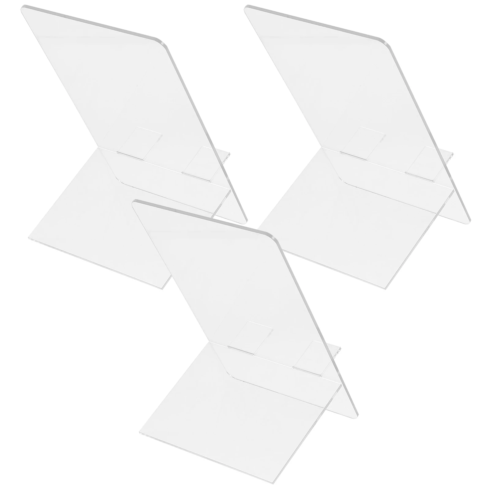 

3pcs Acrylic Note Board 9x15cm Dry Erase Writing Pad Rewritable Memo Tabletop Student Office Supply Whiteboard
