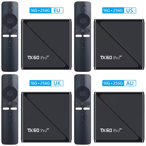 Android 16 Smart TV Box 14K 2.4G/5G Dual WiFi Media Player with Remote Set Top Box Android Box