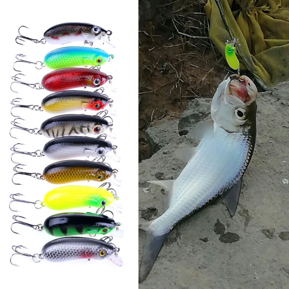 Fishing Lure Crankbait Hard Bait Topwater Artificial Bait 5CM 7G Swimming Jig Bass Japan Fishing Accessories