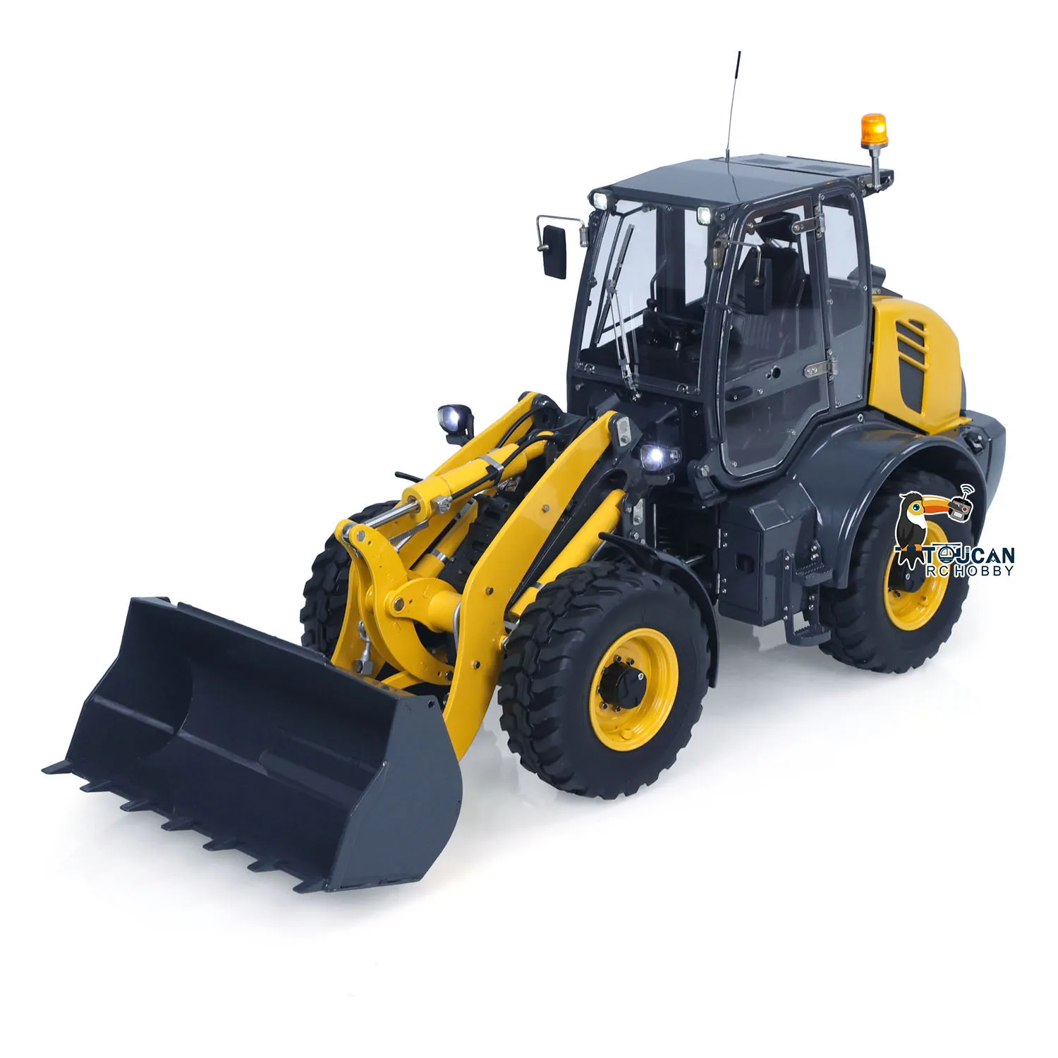 1/14 LESU WA100 RC Hydraulic Loader AOUE RC Vehicle Truck Machine RTR Motor Hobby Toy Model Gifts for Enthusiasts
