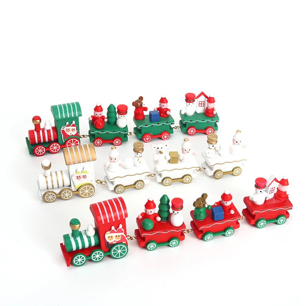 2024 Christmas Train Merry Christmas Decorations For Home 2023 Cristmas Ornament Xmas Navidad Noel Gifts Happy New Year