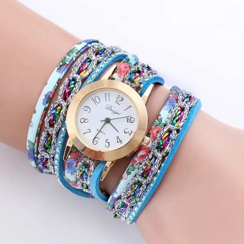 Montre-bracelet à biscuits colorés pour hommes et femmes, montre à quartz pour dames, nouvelle mode, cercle de rivet, montres-bracelets pour femmes