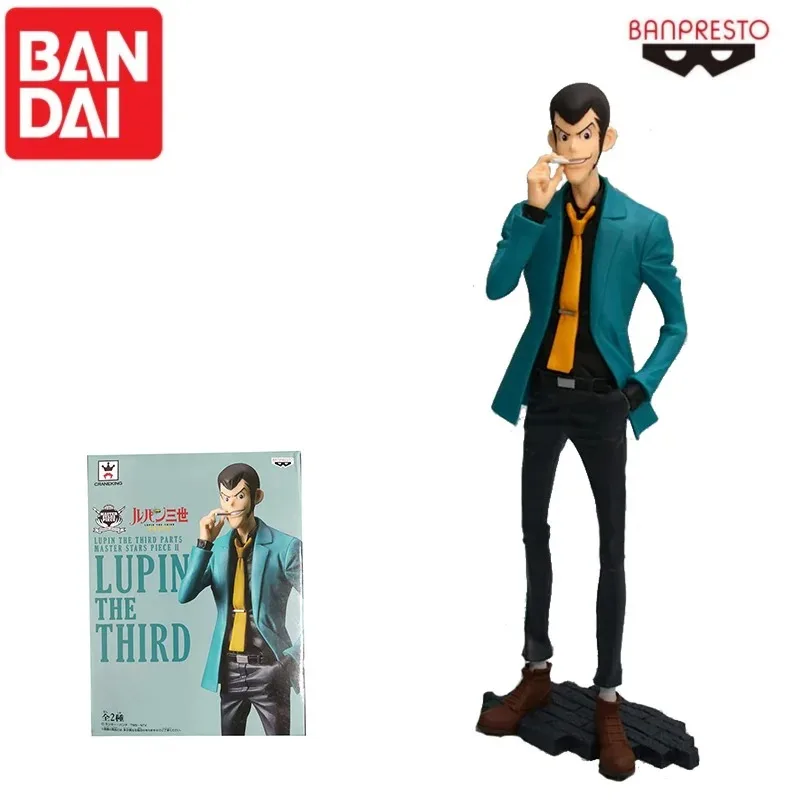 Oryginalne figurki akcji Bandai Banpresto Lupin III MSP Smoking Series, zabawki modelarskie, ozdoby na biurko, kolekcjonerskie prezenty - dostępne od ręki.