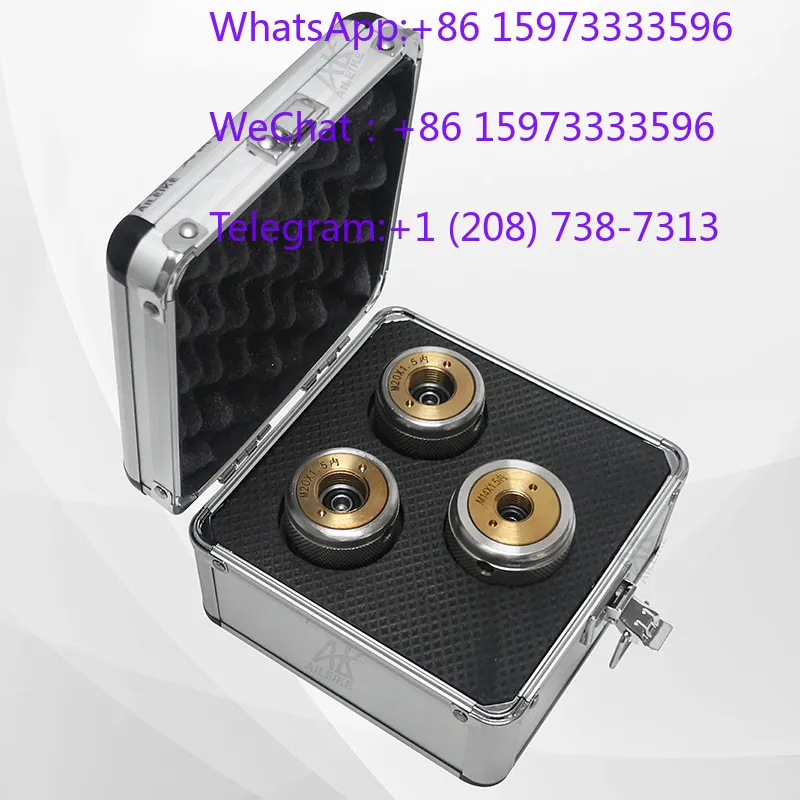 Copper Alloy Quick Connector Set ALK-KJT3 Knurled Union Adapter For Pressure Gauge Transmitter Pipeline Fitting Spare Parts
