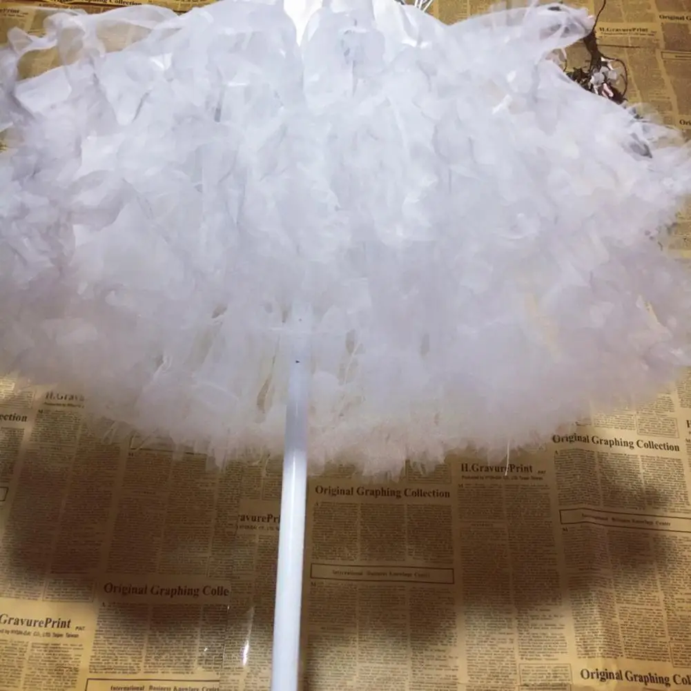 

Gown Shape Gauze Bustle Elegant High Waist Gauze Bustle Skirt Accessory for Formal Events Solid Color Elastic for Stylish