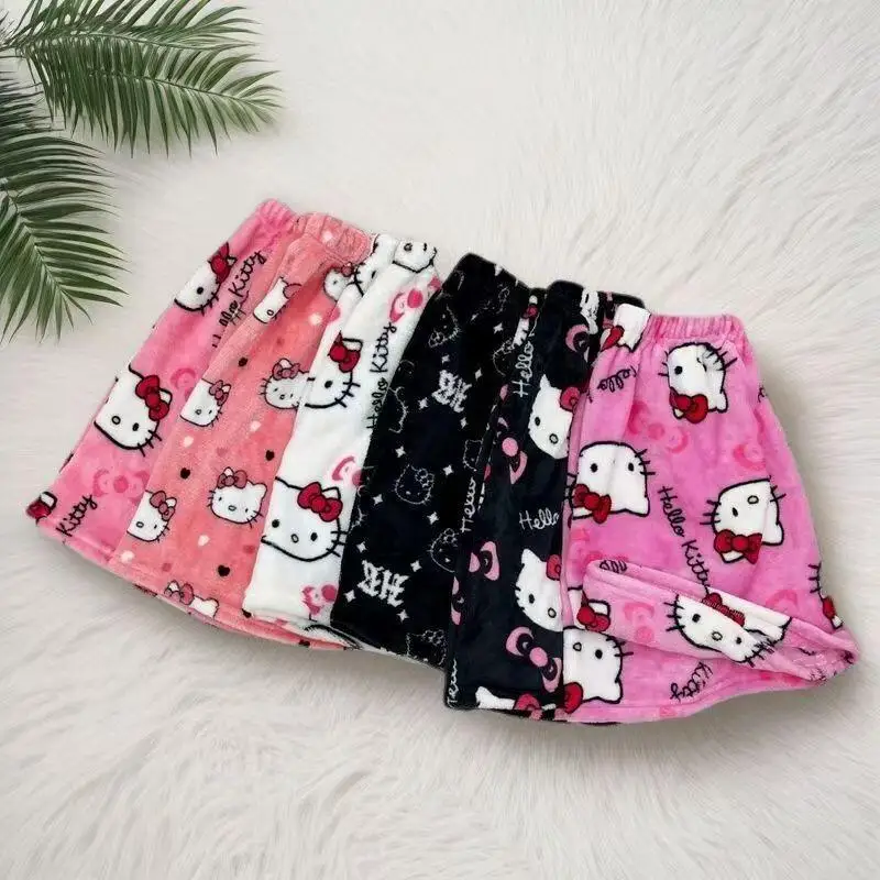

Hello Kitty Autumn/winter Comfortable Short/adult Cartoon Sports Shorts 2026 Christmas Fashion Casual Men Women Couple Short